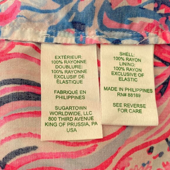 *Lilly Pulitzer Rivera Smocked Midi Dress in Make a Splash Prosecco Pink Size S - Picture 8 of 13